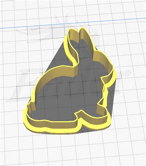 Stl Datei Ausstechform Osterhase D Druckbare Vorlage Zum