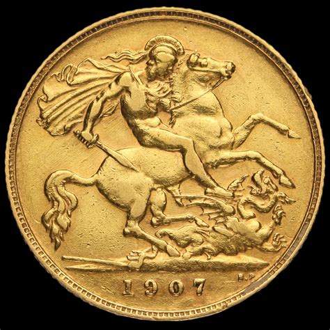 Edward Vii Gold Half Sovereign London Mint