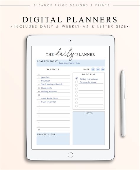 Weekly Digital Planner Template Browse Through Our Website And