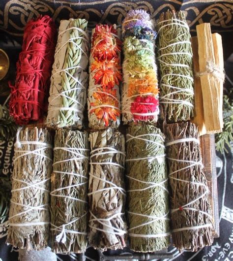 Smudge Sticks Saining Sticks 4 Inch Herb Bundles Juniper Cedar Palo