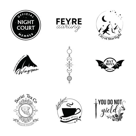 ACOTAR Svg Bundle ACOTAR Files Cricut Acotar Velaris SVG Etsy Australia