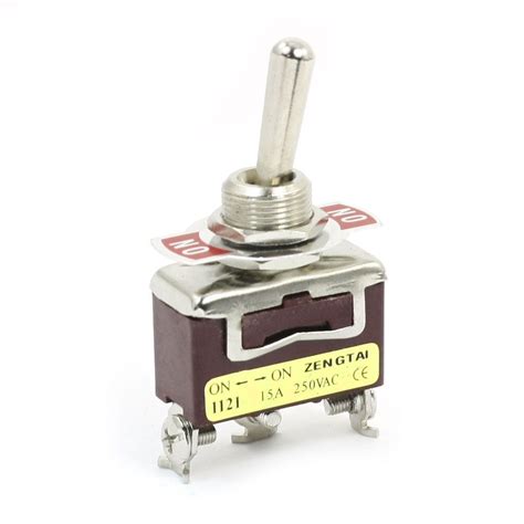 Ac 250v 15a Spdt On On 2 Positions Latching Power Toggle Switch Toggle Switch Electrical