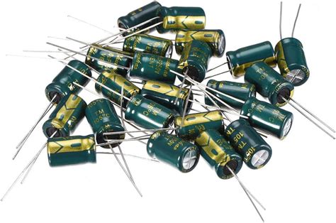 Amazon Uxcell 20pcs Aluminum Radial Electrolytic Capacitor Low ESR