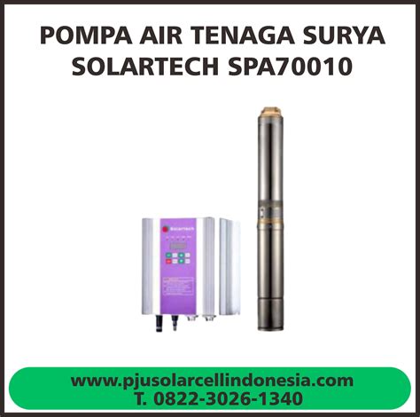 Pompa Air Tenaga Surya Solartech Spa Pompa