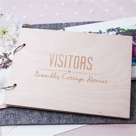 Personalised Visitor Guest Book House Warming Gift Hotel | Etsy