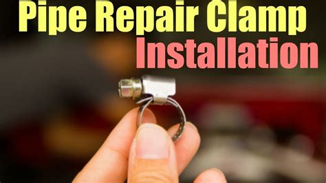 Pipe Repair Clamp Installation Youtube