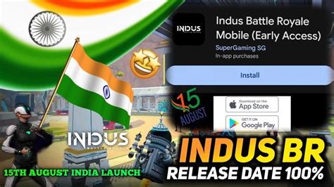 Indus Br Launch Date 😍 15th August India Launch Indus Battle Royale