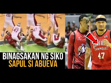 PBA THROWBACK NOONG BINIGYAN NI MARK CAGUIOA NG MMA FOUL SI ABUEVA