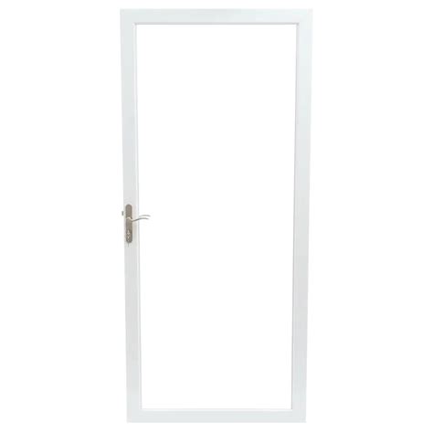 Andersen 36 In X 80 In 2000 Series White Universal Fullview Aluminum Storm Door With Nickel