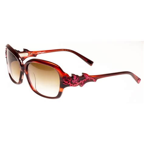 Ed Hardy Rose With Thorns Sunglasses