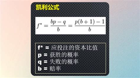 别去赌场了，你永远赢不了“凯利公式”！（收藏） 赌王何鸿燊接手葡京赌场时，业务蒸蒸日上，但理性的赌王仍然忐忑。 于是，他请教“赌神”叶汉