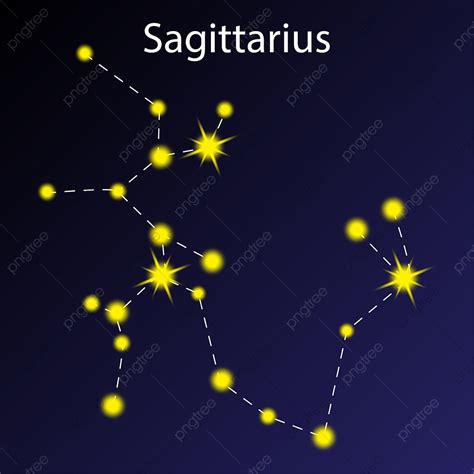 Sagittarius Zodiac Vector Png Images Sagittarius Constellation Icon