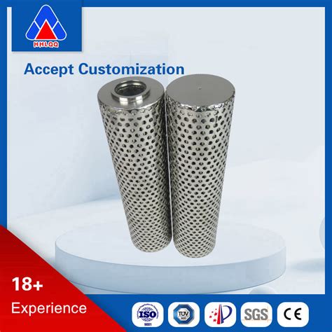 Huahang Supply Polymer Melt Candle Pleated Customer Made SS Oil Filter