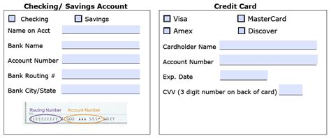 Free Credit Card Authorization Form Pdf Fillable Template