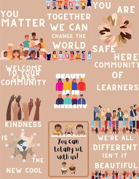 10 Diversity Poster Classroom Decor Classroom Poster Inclusive