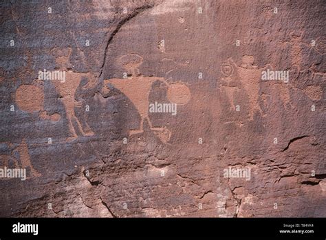 Anasazi Petroglyphs Usa Utah Rock Hi Res Stock Photography And Images