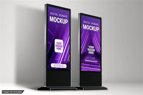 Premium Psd Digital Signage Mockup