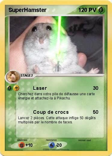 Pok Mon Superhamster Laser Ma Carte Pok Mon