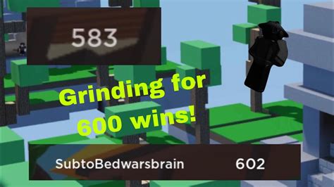 Grinding For 600 Wins In Roblox Bedwars YouTube