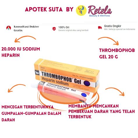 Jual Thrombophob Gel G Shopee Indonesia