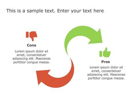 Pros Cons Powerpoint Template Slideuplift