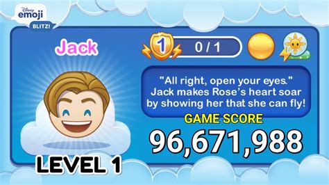 Disney Emoji Blitz Jack L1 Titanic Exclusive Gold V53 Youtube