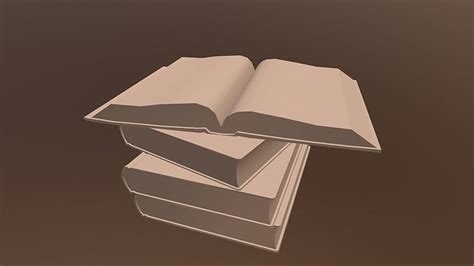 Pile Of Books Free 3d Model Cgtrader