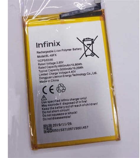 Infinix Bl Fx Battery For Infinix Hot With Mah Capacity Silver Sale Price Buy