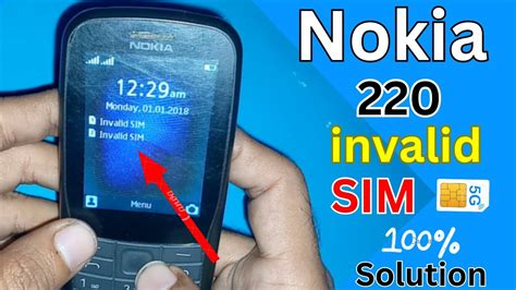 Nokia G Invalid Sim Card Problem Solution Nokia Ta