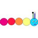 Rainbow Caterpillar Clipart | i2Clipart - Royalty Free Public Domain ...