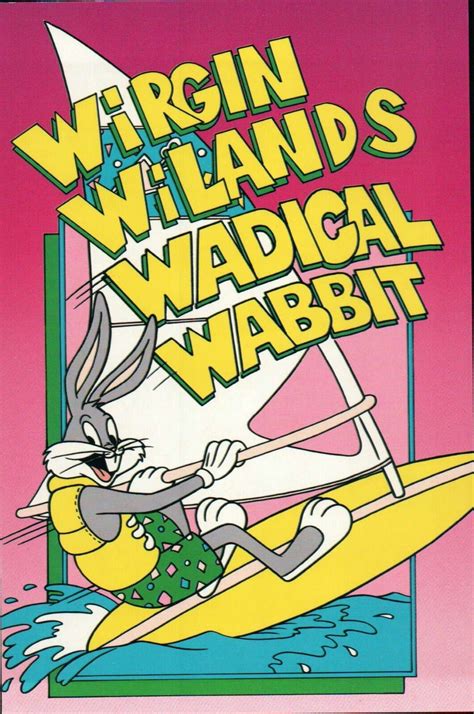 Bugs Bunny Is Wind Surfing In The Us Virgin Islands Looney Tunes