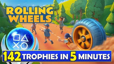 Easy Platinum WIth 71 Trophies Autopop Platinum Rolling Wheels