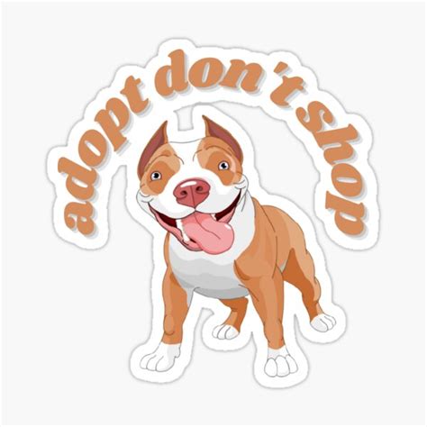 Adopt Don T Shop Sticker For Sale By MadamRight Redbubble