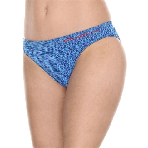 Bikini Damskie Majtki BRUBECK FUSION Bielizna Termoaktywna Niebieski Sportic