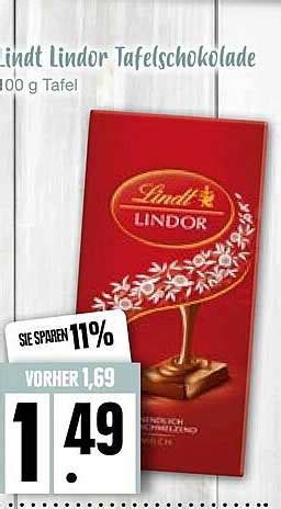 Lindt Lindor Tafelschokolade Angebot Bei Edeka Prospekte De