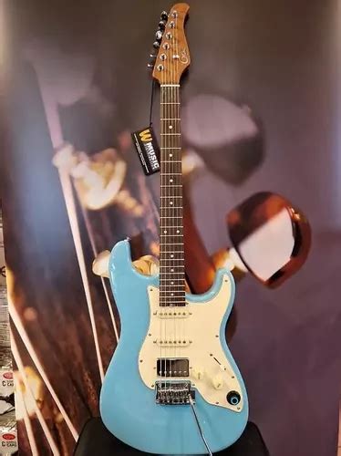 Mooer Gtrs Standard Blue Guitarra El Ctrica Envio Cuotas Sin