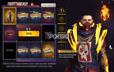 Harga Bundle Fiery Fantasy Mythic Free Fire Ff Esportsku