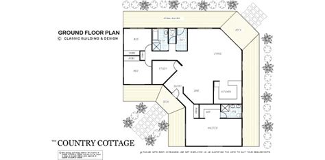 The Country Cottage Home Floor Plan Classic Building