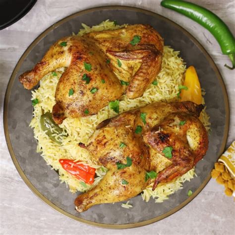 Chicken Mandi Yemeni Smoked Chicken And Rice Recipe Amira S Pantry