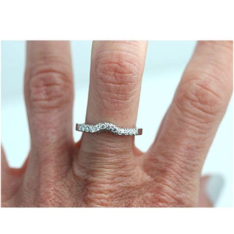 Vintage Contoured Wedding Band Vintage Finds Platinum Etsy