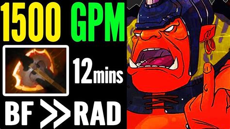 Gpm Wtf Alchemist Battle Fury Dota Ahjit Gameplay Youtube