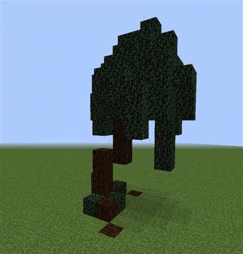 Medium Palm Tree Blueprints For Minecraft Houses Castles Towers