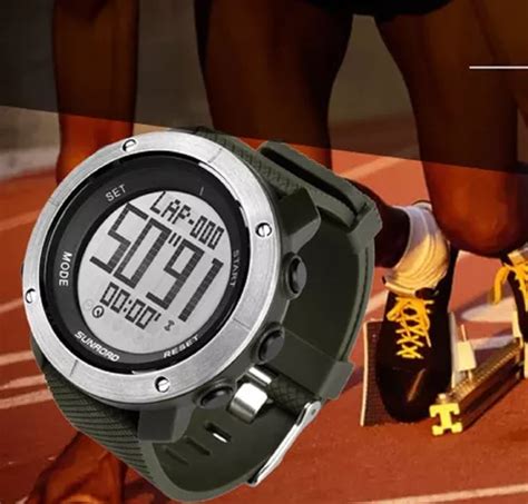 Relógio Que Marca Corrida - Relogio Corrida Atletismo- Sunroad - Cronômetro 100 Laps | Frete grátis