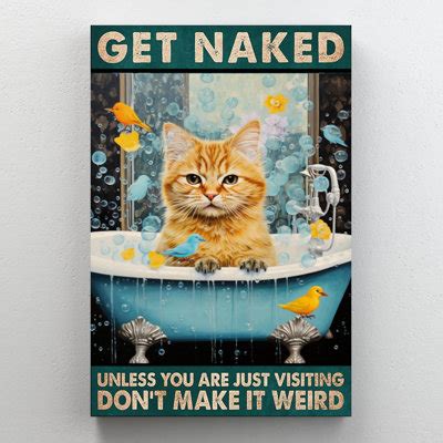 Trinx Manzanas Cat In Bathtub Get Naked 1 Wayfair