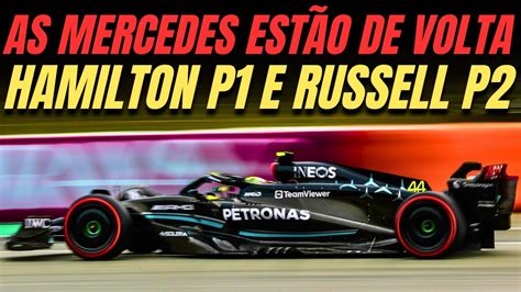 Mercedes De Volta Hamilton Lidera Treino Em Dobradinha Da Mercedes