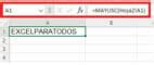 Función MAYUSC en Excel Excel Para Todos