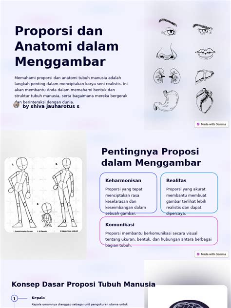 proporsi  anatomi  menggambar