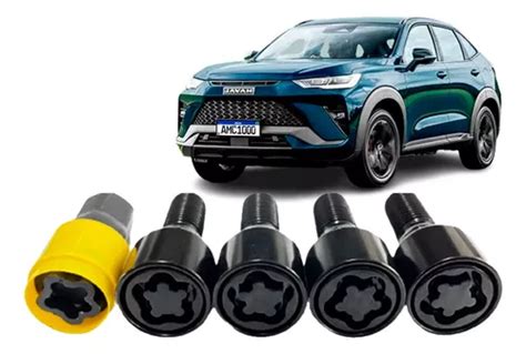 Kit Antifurto De Rodas Parafuso Black Gwm Haval H Gt Todos Frete Gr Tis