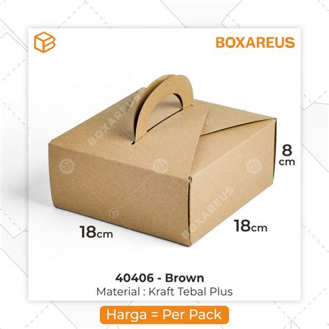 Jual Dus Kue Box Kue Cake Box Gift Box Gable Box Kado Souvenir