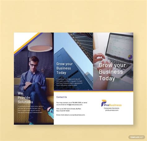 Free Corporate Brochure To Customize Online Print